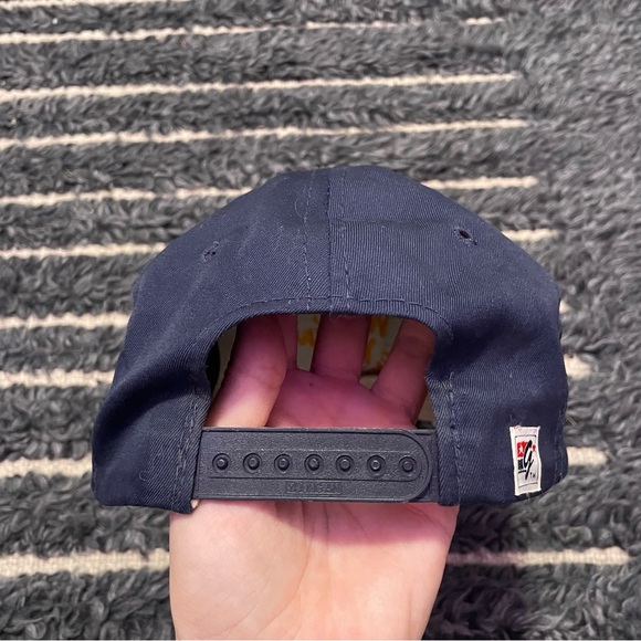 Vintage 80’s 90’s West Virginia Mountaineers Blue Snap Back Hat WVU Cap - Picture 4 of 7